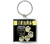 Llavero con impresión fotográfica de The Beatles 1962 Live In Concert One Size amarillo/negro
