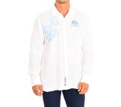 Camisa de Manga Larga TMC304-TL319 para Hombre M blanco