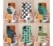 Para Oppo Reno 2 3 4 5 6 7 8 10 Pro 5G funda de silicona suave líquida mate a prueba de golpes carcasa cuadrada protección de cámara patrón de verificación para parachoques Oppo OPPO Reno2