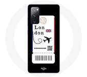 Coque pour Samsung Galaxy S20 FE Billet d'avion London