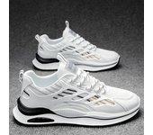 2024 zapatillas de deporte de moda para hombre, zapatillas ligeras antideslizantes resistentes al desgaste, calzado informal blanco, zapatos deportivos de verano para hombre 39