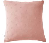 Taie d'oreiller Brodée Déco  Gaïa Boho  60 x 60 cm & 50 x 70 cm  Gaze de Coton  - Gaïa Boho Rose Pêche - 60 x 60 cm
