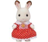 Muñeca Sylvanian Families Conejo Woo 103 Certificación ST Mark Edades Juguete Casa de muñecas Sylvanian Families EPOCH [Chocolate Girl] 3+
