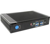 Mini PC Skynew sin ventilador, silenciosa, Intel Celeron N3160, 4 GB, 64 GB, SSD, sin SO, LAN x 2, HDMI, Bluetooth, para uso comercial, PC industrial, bajo consumo de energía, silenciosa