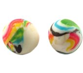 Les Trésors De Lily [Q9875] - Boucles d'oreilles artisanales 'Bonbons' multicolore - 12 mm varios colores