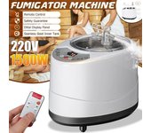 Generador de olla de vapor para Sauna, máquina de vapor para SPA con Control remoto para el hogar, terapia corporal relajante, 3L, 1500W
