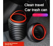 Bolsa de basura para coche, cubo para paraguas retráctil plegable multifuncional, herramienta de almacenamiento para coche