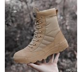 Botas de hombre, botines de camuflaje para hombre, talla grande 36-47, zapatos de seguridad para el trabajo, botas de motocicleta. 39