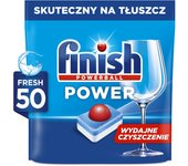 Detergente para lavavajillas todo en uno Finish Powerball en tabletas, 50 unidades