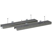 Andén isla C escala N KATO sin techo 2 piezas Suministros para modelismo ferroviario 23-173