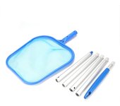 Herramientas de limpieza de piscinas Rastrillo de hojas para piscinas Red de limpieza Skimmer con varilla Accesorios de limpieza