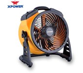 Ventilador industrial XPOWER FC-100 giratorio de 360°, ventilador de aire para oficina, ventilador axial eléctrico, secador de alfombras, soplador de piso, circulador de aire para uso general EU naranja