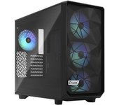 Fractal Design | Meshify 2 Lite RGB TG Light Tint | Ventana lateral | Negro | E-ATX | Fuente de alimentación incluida | No | ATX