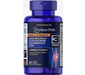 Puritan's Pride, glucosamina de doble concentración, condroitina y chupete para articulaciones MSM 60 Cap