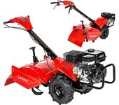 Motoazada de gasolina cedrus glx-gt65-2l, autopropulsada, accionada, cultivador, 6,5 km / 50 cm, motor loncin g200f -
