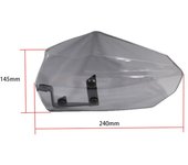 Protectores de mano para motocicleta, protectores de manos de plástico de repuesto para TMAX 530 560 2012-2022 transparente