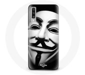 Coque samsung galaxy A70 Nous sommes légion masque anonyme