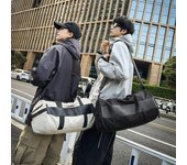 Bolsa de gimnasio para distancias cortas, gran capacidad, ligera, portátil, bolsa de equipaje, bolsa de almacenamiento para natación, bolsa de viaje para deportes al aire libre color rosa