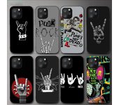 Funda de teléfono Punk Rock para Iphone 11 12 Mini 13 14 Pro Xs Max X 8 7 6s Plus 5 Se Xr iPhone13mini