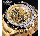 Winner Reloj mecánico automático de Movimiento mecánico Hueco Informal de Moda para Hombres