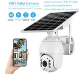 Cámara de seguridad inalámbrica con panel solar 1080P, vigilancia con batería recargable impermeable para exteriores de 2MP With battery
