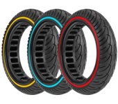 Neumático de scooter eléctrico de 8,5 pulgadas, neumático inflable amortiguador a prueba de explosiones, Compatible con Xiaomi rojo