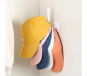 No se requiere perforación:  Perchero para gorras de béisbol, ganchos adhesivos para pared, almacenamiento para colgar gorras y organizador para puerta y armario 4pcs negro