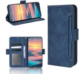 Funda de teléfono con soporte y ranura para tarjetas de cuero multifunción de negocios para Doogee S97 S96 S88 S59 N40 S86 X96 N20 Pro N30 billetera a prueba de golpes con tapa trasera Doogee S97 Pro negro