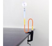 Entrenador de tenis de mesa, robot profesional de entrenamiento de ping-pong, máquina de entrenamiento con clip de pelota de rebote rápido fijo, material de PVC