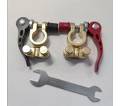 Herramienta de extracción rápida de la cabeza de la pila de batería de coche, de aleación de aluminio, 2 unidades, para la unión superior de la batería, accesorios de reparación de automóviles, fácil de usar.