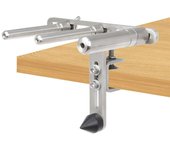 Herramienta de reparación de soporte multifuncional W11 para trompeta, trombón, trompa, tubo de afinación, soporte de pulido plata