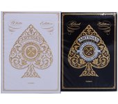 Baraja de cartas Theory11 Artisan T11 blanca y negra Juegos de cartas Trucos de magia blanco
