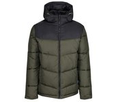 Chaqueta acolchada con aislamiento para hombre Regatta Regime L negro/caqui oscuro