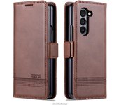 Funda de cuero con adsorción magnética de lujo para Samsung Galaxy Z Fold5 / Z Fold 5 5G, funda protectora con tapa