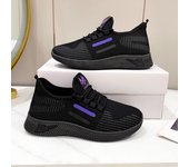 Zapatillas de deporte con cordones para mujer, deportivas para exteriores, color beige, para gimnasio, trabajo, informales, de tela, cómodas, ligeras, antideslizantes, para mujer 35 negro