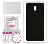 apgo Protective Skin Sticker for the back compatible with Xiaomi Redmi 8A Pro, Wrap Film, Foil, Vinyl - Pattern Matrix