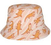 Sombrero de cubo de dragones barbudos para viajes unisex, estilo de sombrero de campo de animales, plegable para gorra de pescador al aire libre, sombrero de campo irlandés One Size