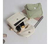Monedero portátil, nuevo Color sólido, Mini billetera para efectivo, bolsa ligera de algodón para auriculares, bolsa para llaves de mujer, tarjetero de viaje verde