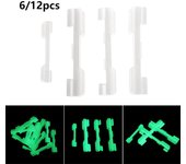 Useful Night Light  fishing rod feeder fluorescent light sticks Fishing glow stick Clip float hold W-301(SS)-6PCS
