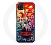 Coque pour Samsung Galaxy A22 5G Stranger Things Teaser Saison 4 Affiche Personnages Art