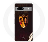 Coque Maniacase pour Google Pixel 7a rcl lens orange fond noir