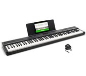 Alesis Electronic 88 Tamaño completo Incluye lecciones de piano para la tableta de partituras musicales Terminal Power 480 Tones Recital Play KO Piano, teclas, teclado,
