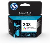 Cartucho de tinta original HP 303 tricolor (T6N01AE) para HP Envidia Foto 6220/6230/7130