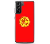 Coque Téléphone - Samsung - Galaxy S10 - Drapeau Kirghizistan - Souple - Multicolore