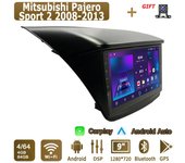 Radio para coche con Android Carplay para Mitsubishi Pajero Sport 2 2008-2013, reproductor multimedia, unidad principal, navegación GPS estéreo, BT, WIFI, 4 + 64 GB 1+16GB