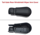 1 unidad de cubierta del brazo del limpiaparabrisas trasero de la puerta trasera 76721T0A003 para Honda CR-V CRV 2012-2016 negro