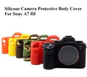 Funda protectora de silicona suave para cámara Sony A7 III, A7RIII, A7III, A7M3 y A7R3.