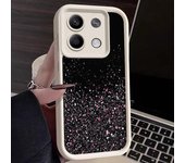 Funda de silicona suave y delgada para Xiaomi Poco X6 X5 13t Redmi Note 12 11 10 Pro con lentejuelas, a prueba de golpes, color sólido Redmi Note 13 4G negro
