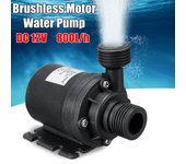 Mini bomba de agua sumergible ultra silenciosa DC 12V Lift 5M 800L/H Motor sin escobillas negro