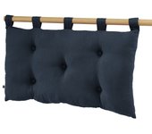 Tête de lit  Gaïa  5 boutons avec passants 50 x 80 cm  Gaze de Coton  - Gaïa Minuit